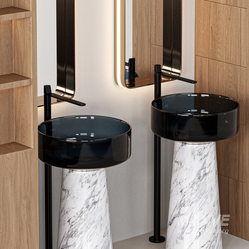 Bathroom Furniture Composition 03 - Image 1