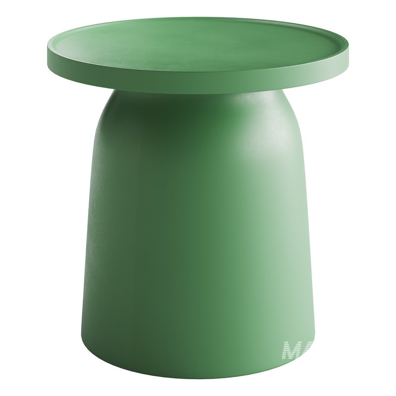 scandinavian small round coffee table - Image 3