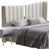 Modern Beige King Size Bed - Thumbnail 4