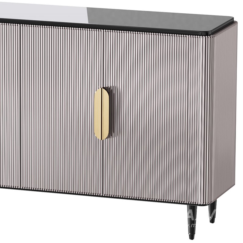 Modern Sideboard Buffet Black Kitchen - Image 3