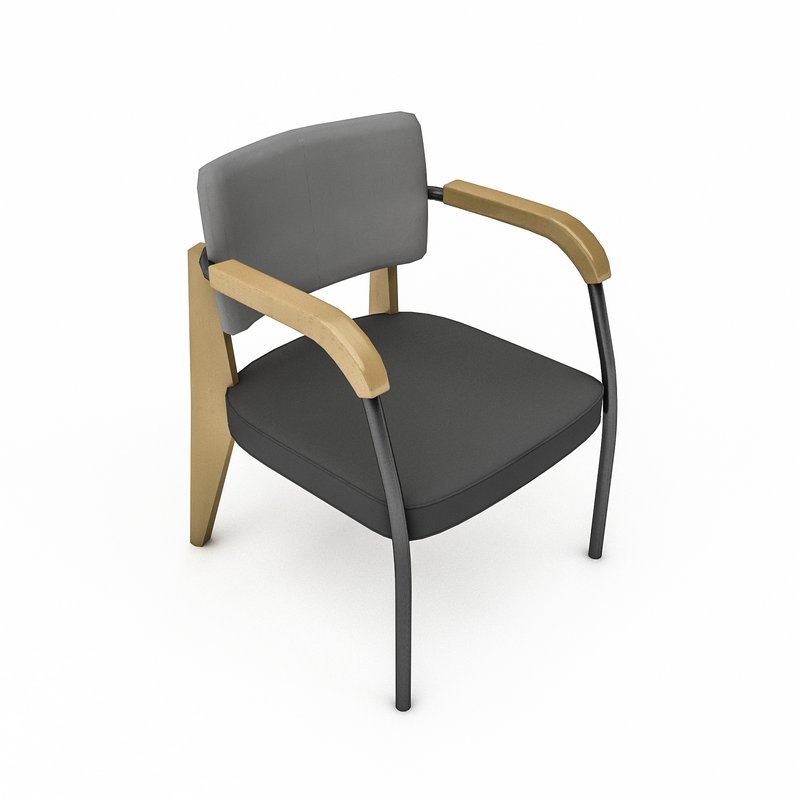 modern chair 05 3D model - Image 1