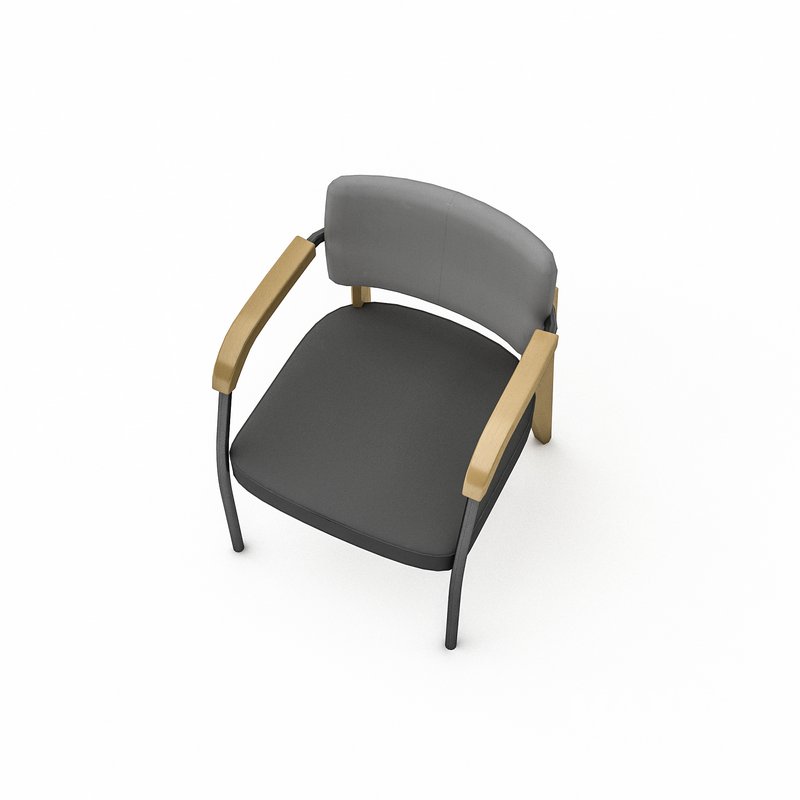 modern chair 05 3D model - Image 2