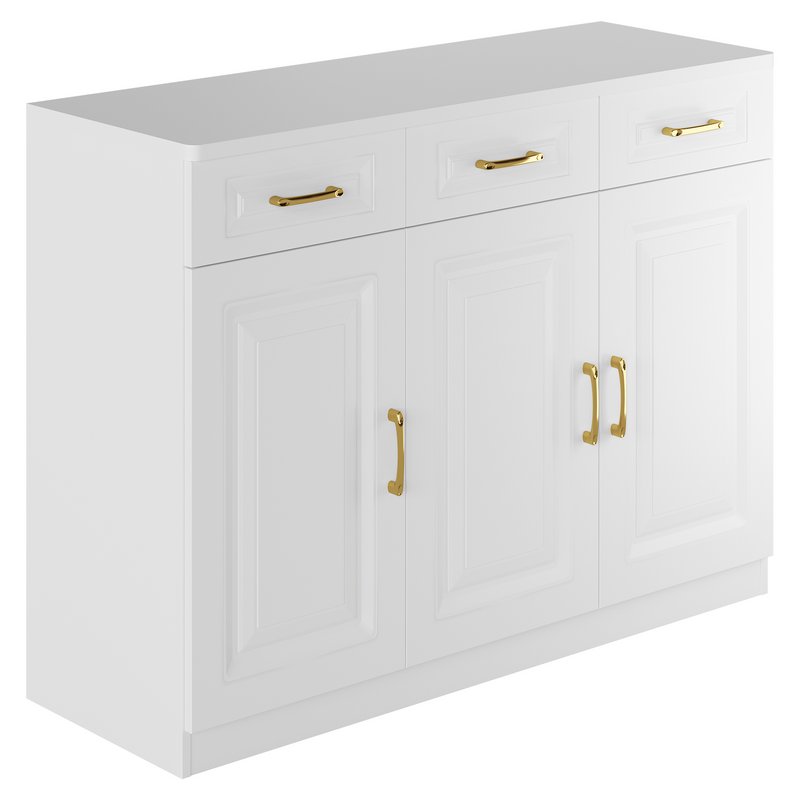 Modern Wood Sideboard Credenza 3 - Image 3