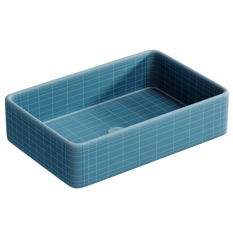 Surface-mounted washbasin PB2012 made of mineral casting - Image 2