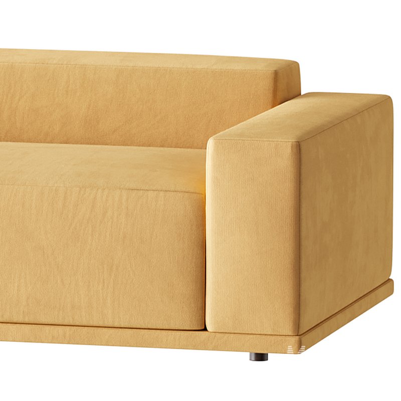 WHEAT PERFORMANCE VELVET SOFA - Image 3