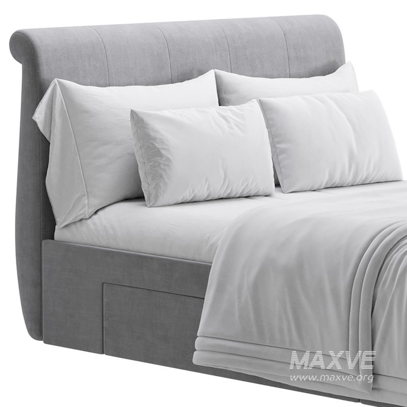Lucia Upholstered Bed - Image 3