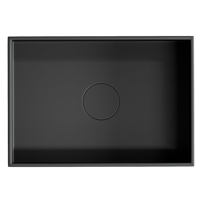 Countertop washbasin TWA112 made of mineral casting – width and color to choose from - Image 4