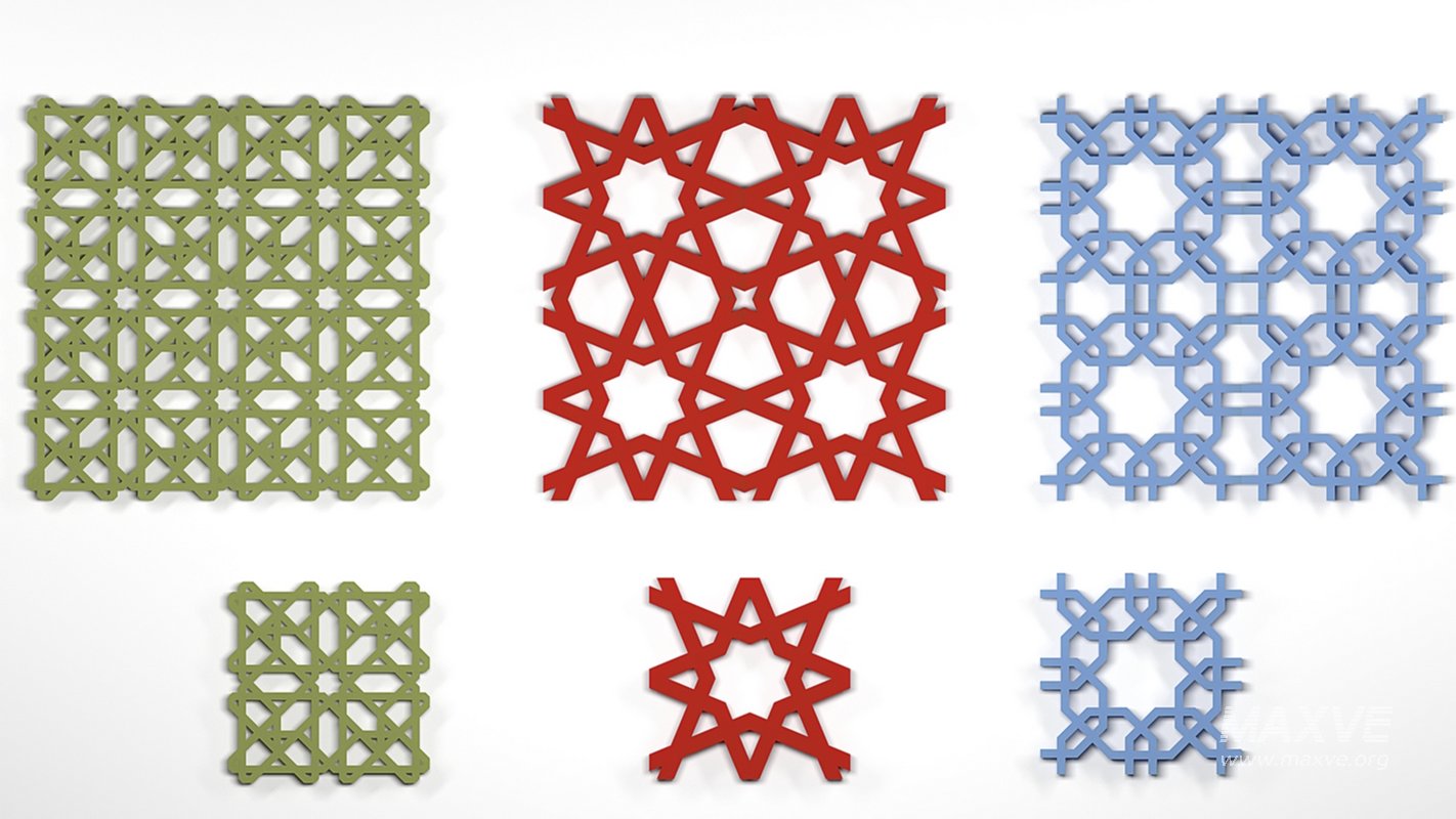 Islamic pattern 3D model - Image 1