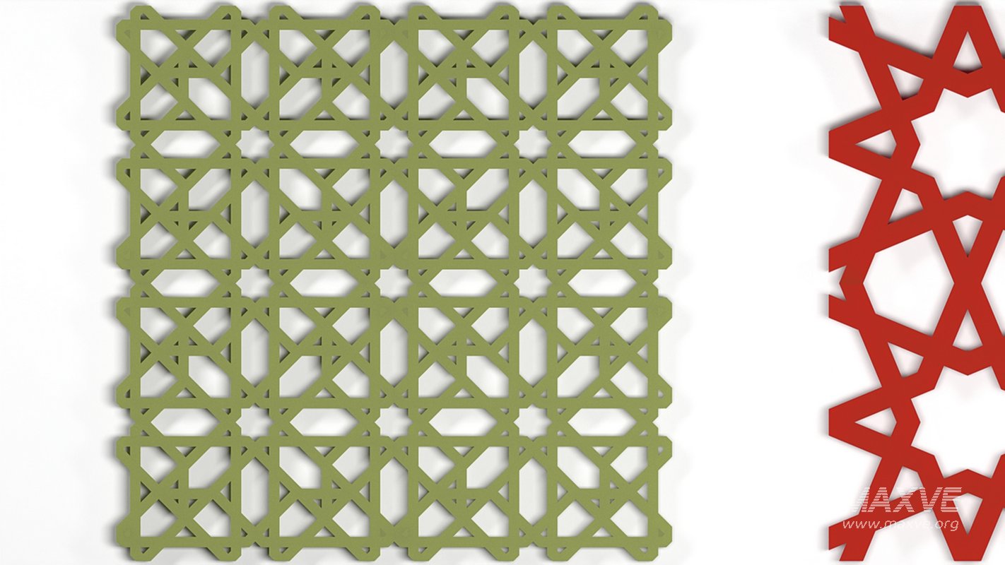 Islamic pattern 3D model - Image 4