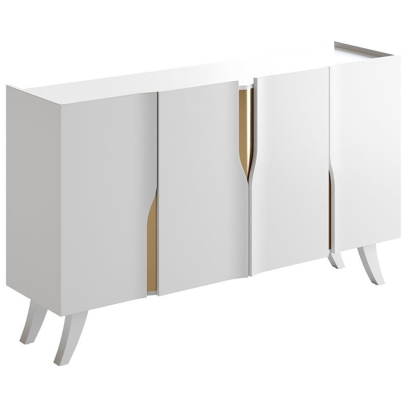 Modern White Sideboard Buffet - Image 3