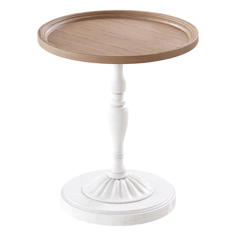 Vintage Round Side Table - Image 3
