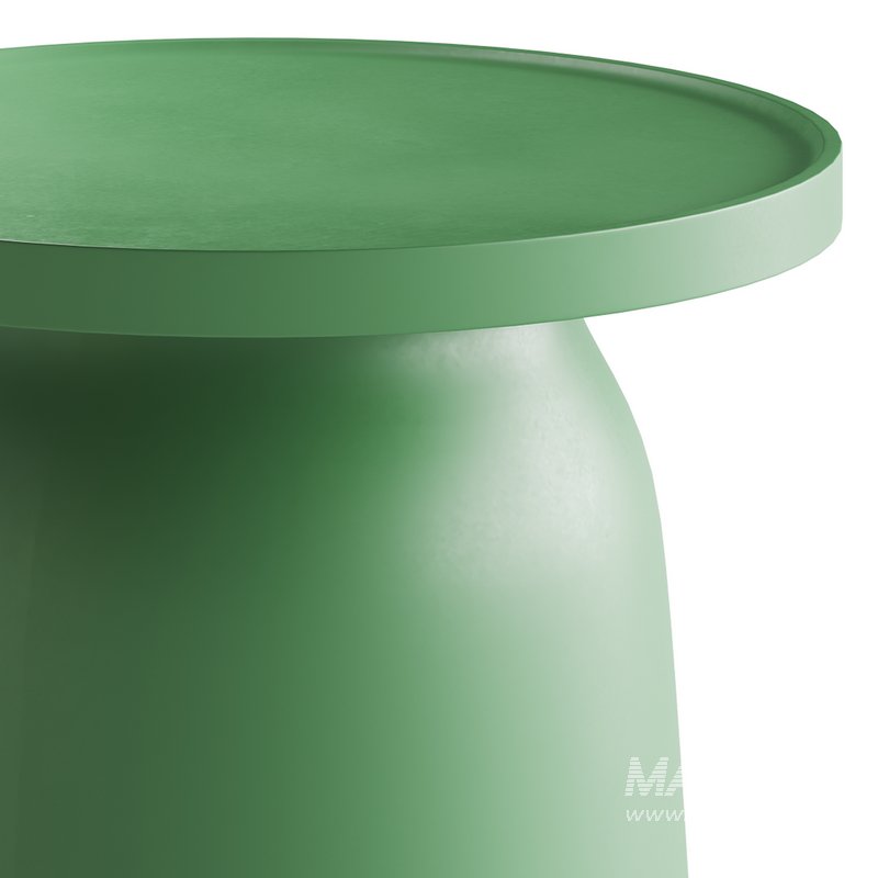 scandinavian small round coffee table - Image 4