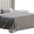 Modern Beige King Size Bed - Thumbnail 3