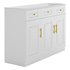 Sumptuous White Wood Sideboard Credenza - Thumbnail 3