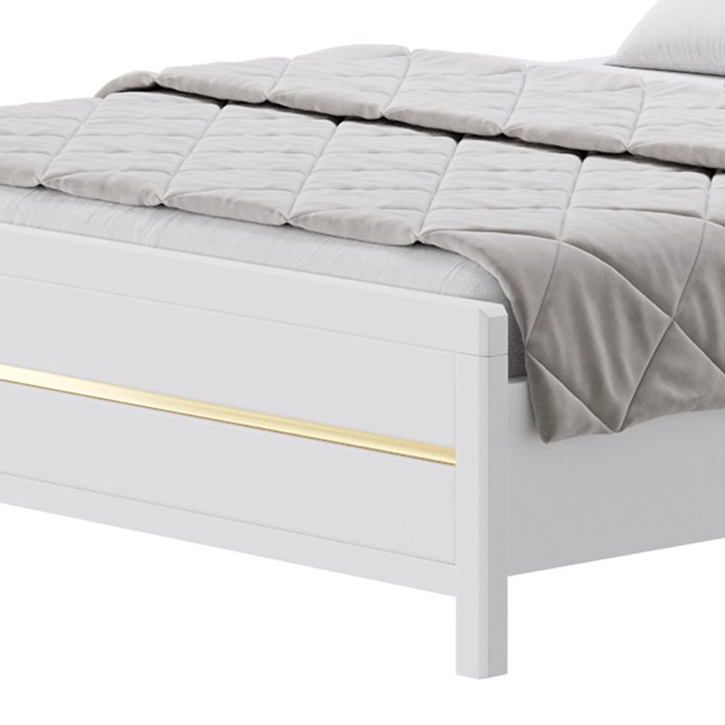 Modern White Bed I - Image 6