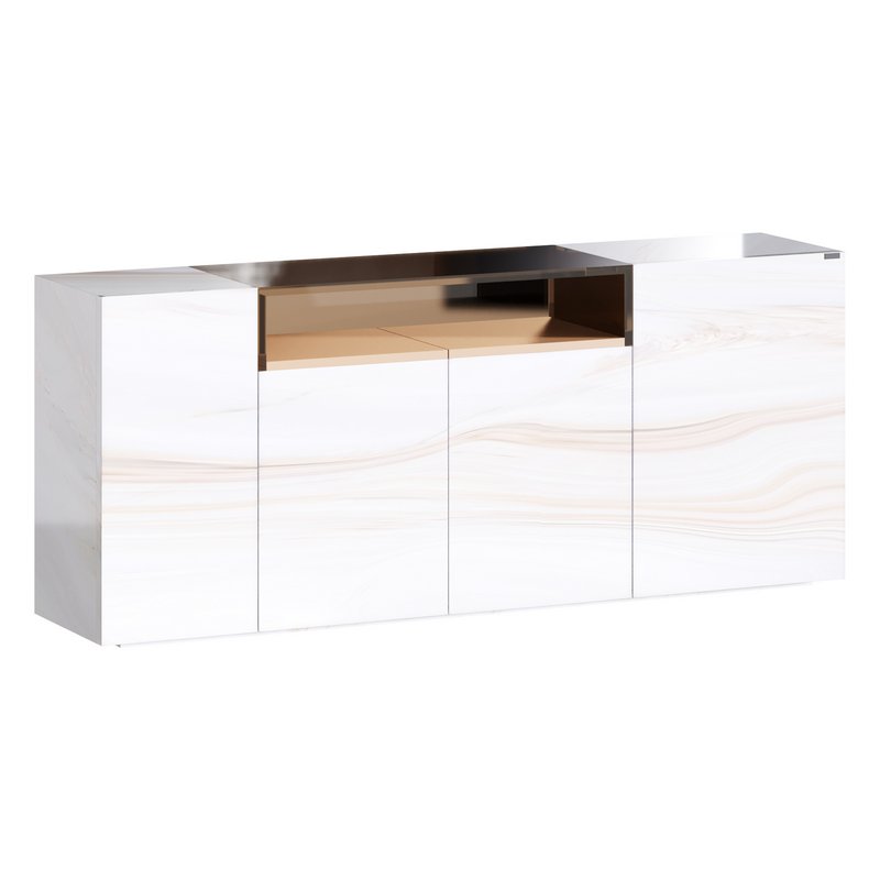 glass sideboard - Image 4