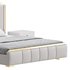 Glam Beige Upholstered Bed - Thumbnail 4