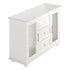 Sleek White Modern Sideboard Credenza - Thumbnail 3