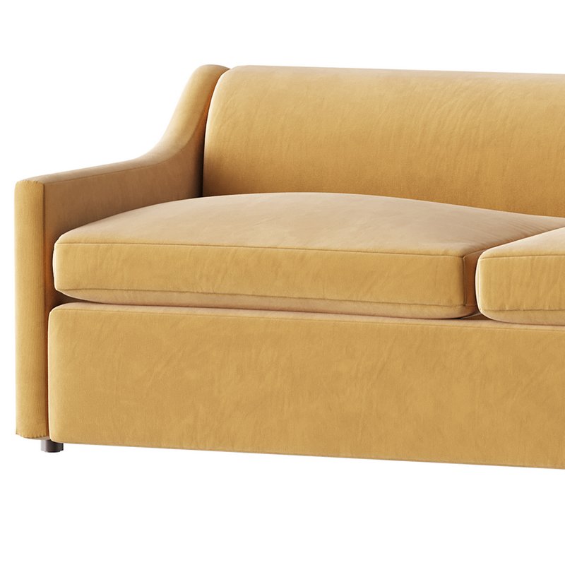 GREY PERFORMANCE FABRIC SLEEPER SOFA - Image 3