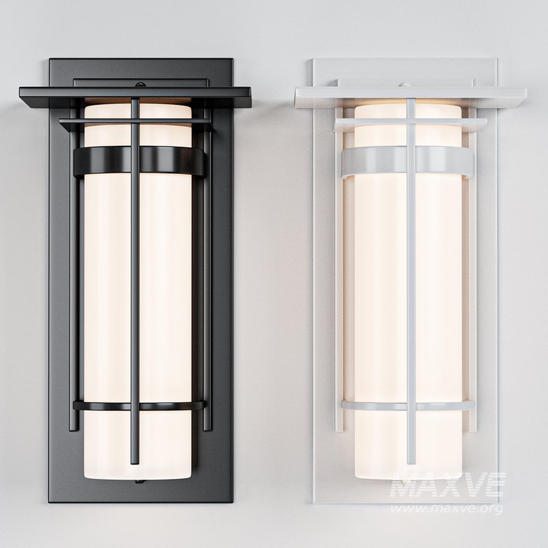 Banded with Top Plate Small Outdoor Sconce - Image 5