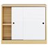 Living Room Contemporary Manufactured Wood Sideboard with Doors - Thumbnail 4