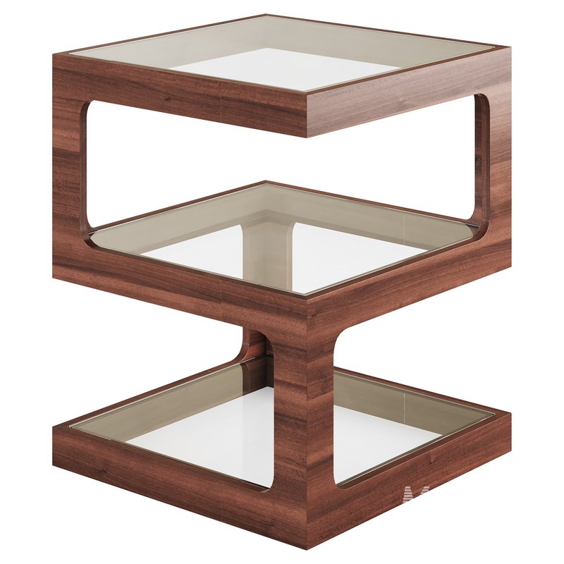 Modern Glass Side Table - Image 3
