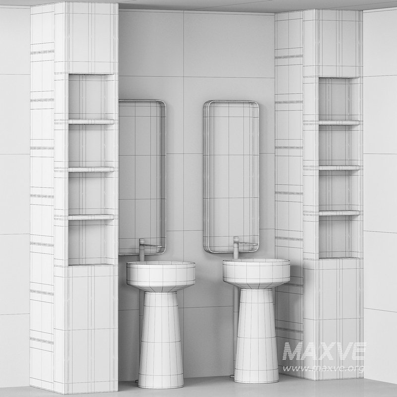 Bathroom Furniture Composition 03 - Image 4