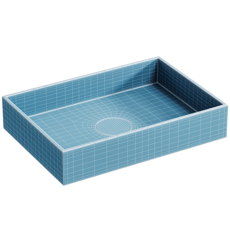 Countertop washbasin TWA112 made of mineral casting – width and color to choose from - Image 3