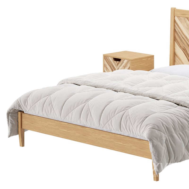 Paxton Wooden Bed - Image 4