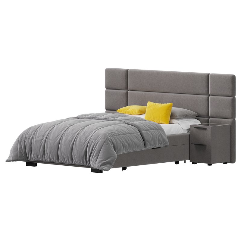 Hart Upholstered Bed Frame - Image 2