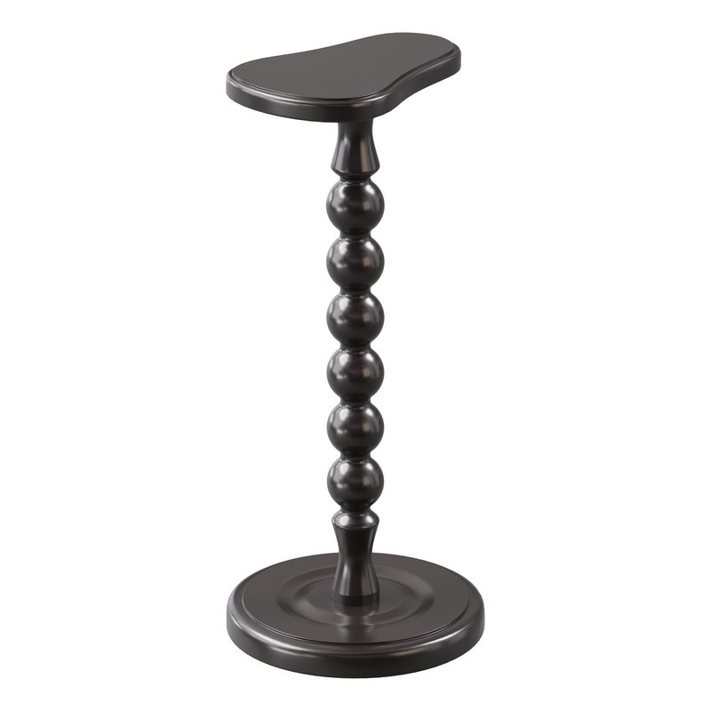 Retro Solid Wood Side Table - Image 4