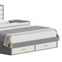 Grey Rectangular Headboard Standard Bed - Thumbnail 2