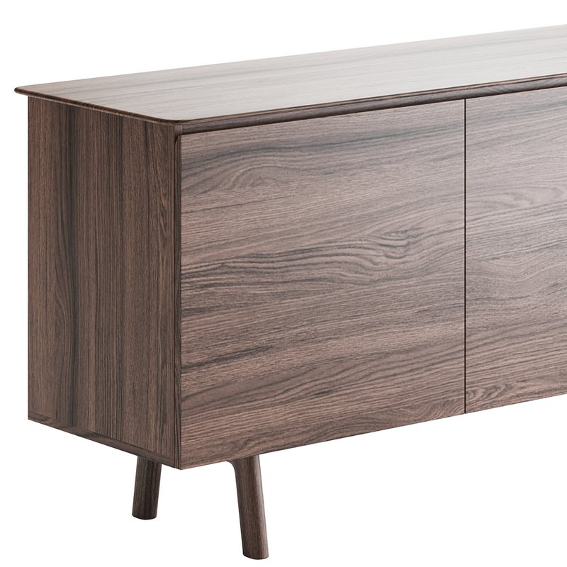 Madison 2 Door 3 Drawer Sideboard in Oak - Image 4