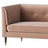 TUFTED CREAM WHITE VELVET SOFA - Thumbnail 5