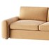 WHITE PERFORMANCE FABRIC APARTMENT SOFA - Thumbnail 5