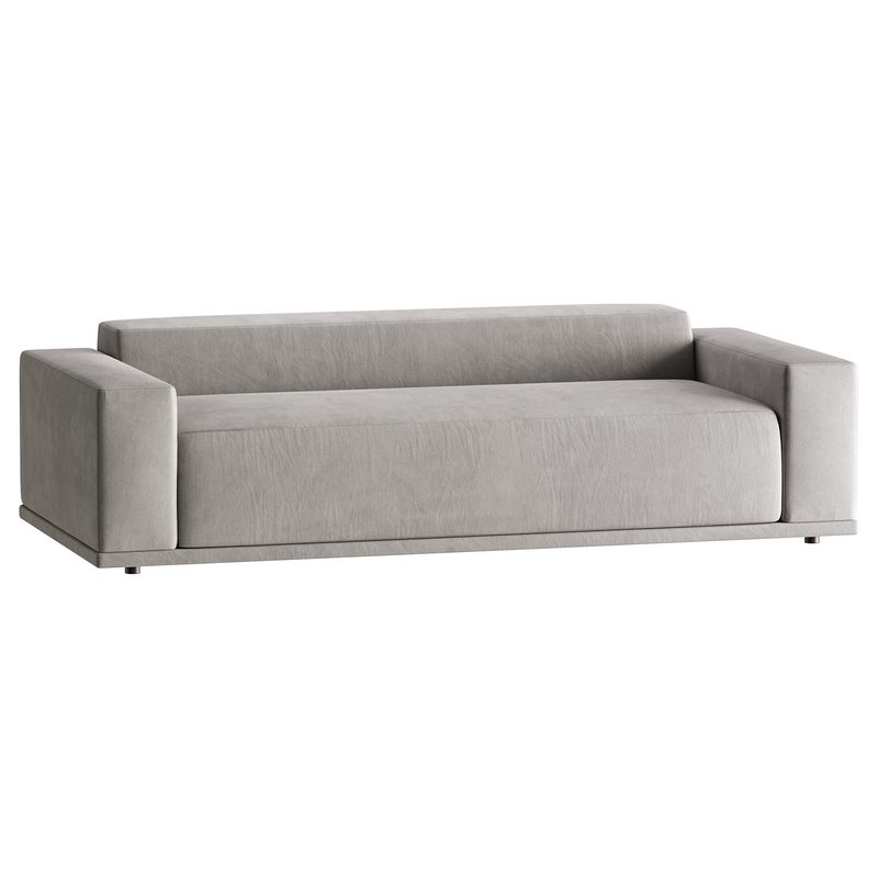 WHEAT PERFORMANCE VELVET SOFA - Image 4
