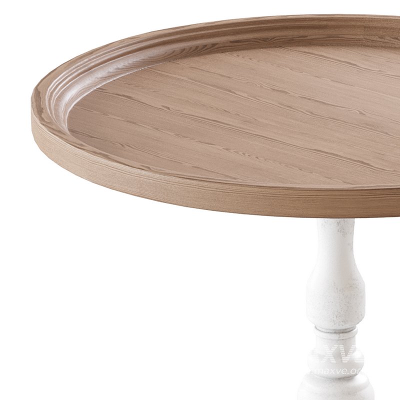 Vintage Round Side Table - Image 4