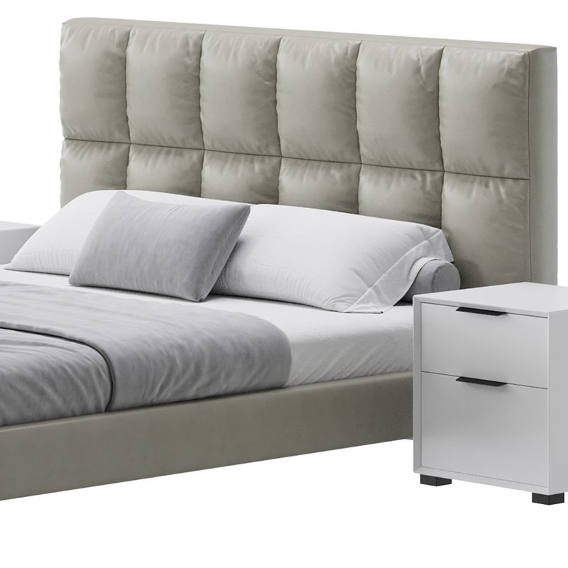 Modern Bed Upholstered Headboard Standard Bed I - Image 4