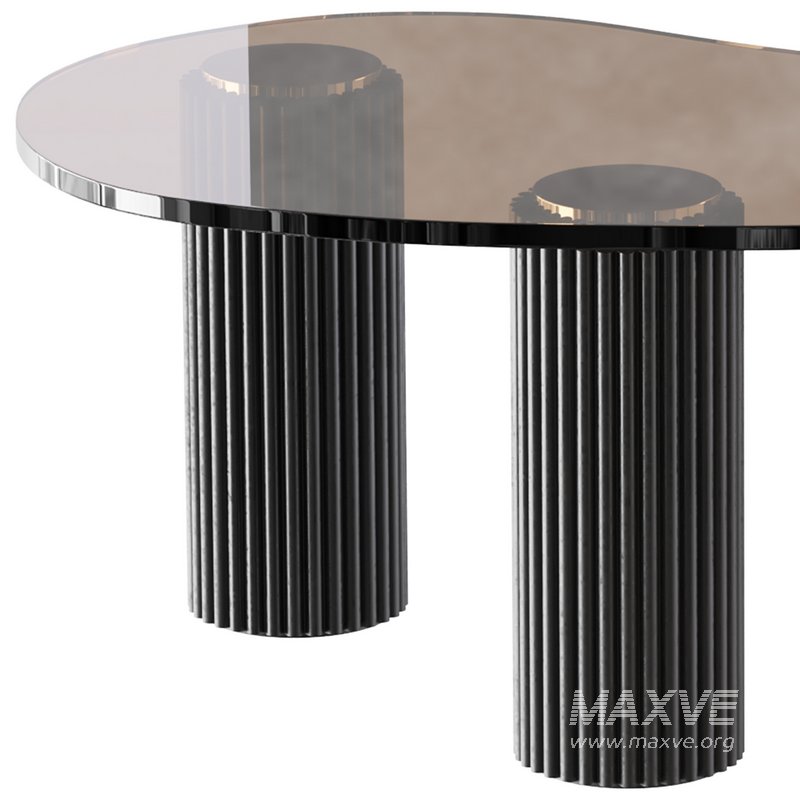 Modern Black Coffee Table - Image 5
