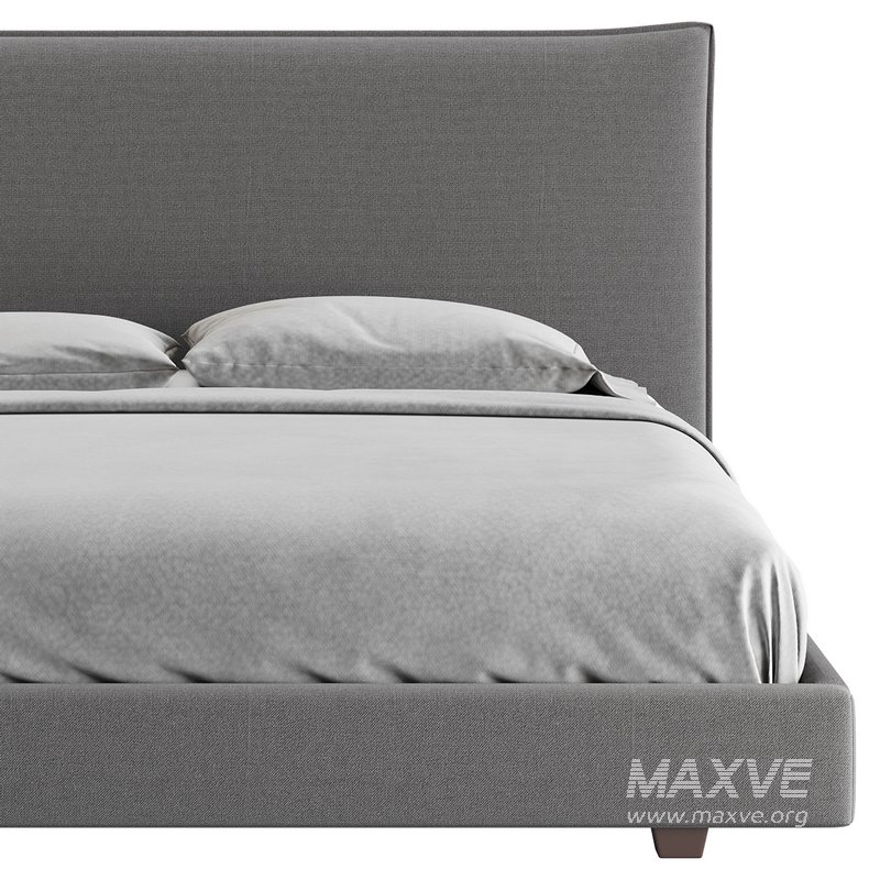 FACADE SHADOW VELVET QUEEN BED - Image 5