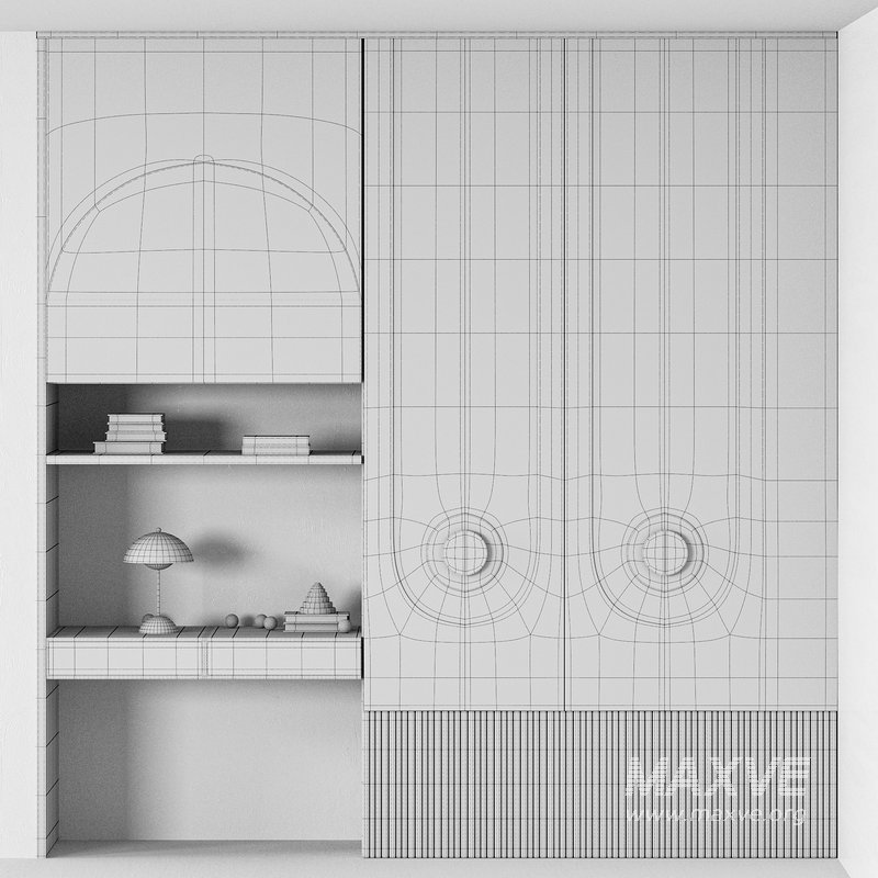 Furniture for children cupboard with toys and decor - Image 4