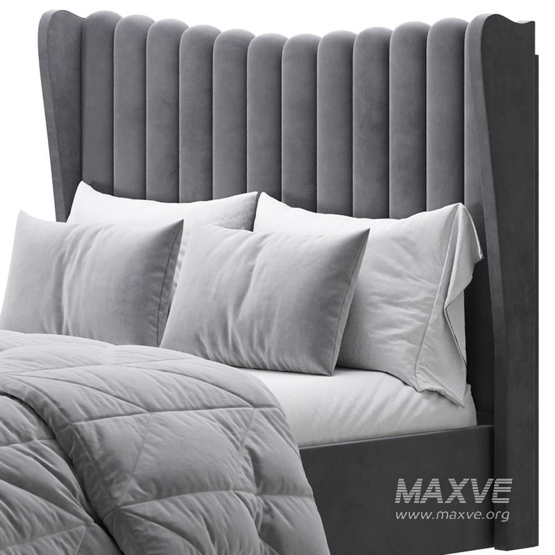 Octavia Velvet-Finish Ottoman Bed I - Image 5