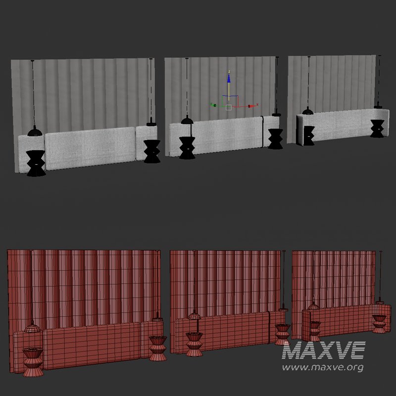 Wall composition bedroom headboard kit - Image 4