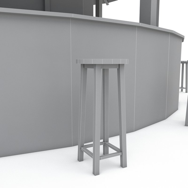 bohemian bar 02 model - Image 8