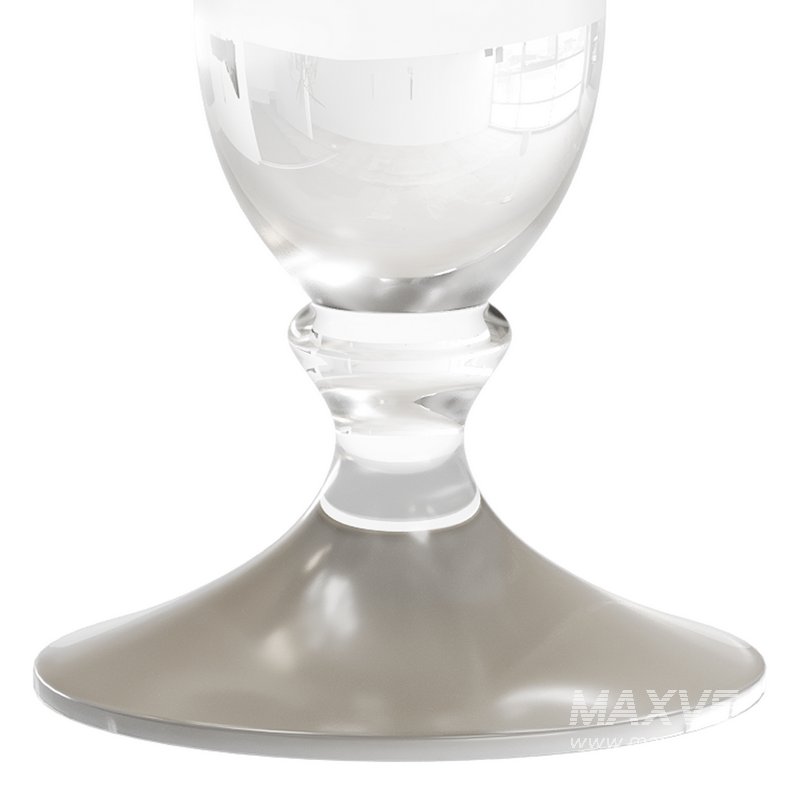 Modern Acrylic Clear Round End Table with Pedestal - Image 5