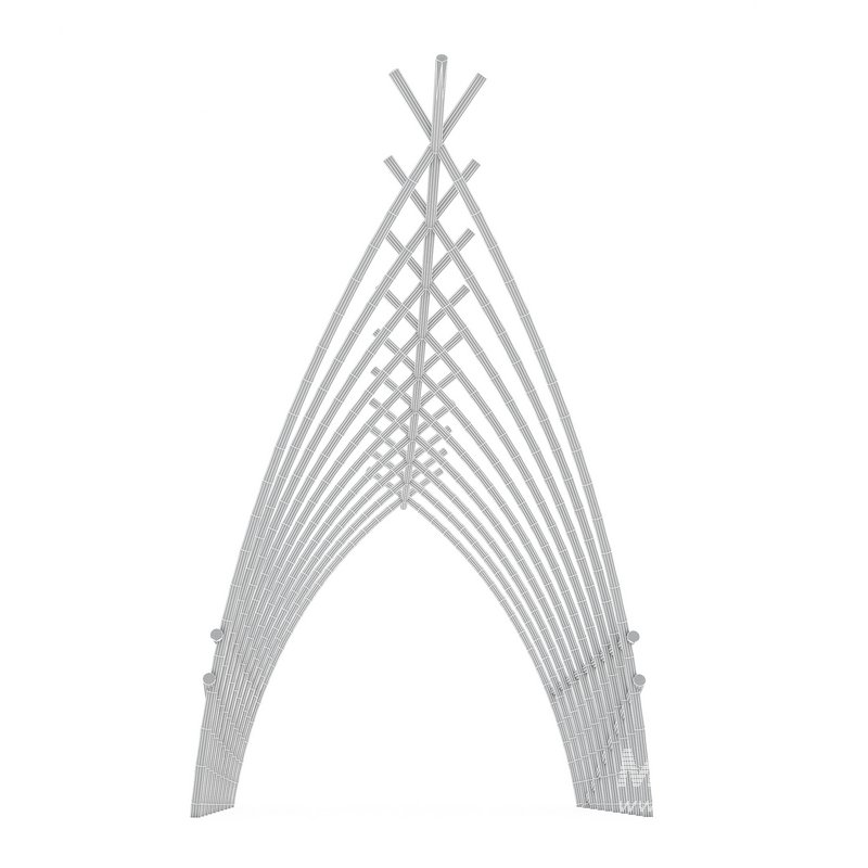 bohemian gate 03 3D model - Image 7