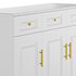 Sumptuous White Wood Sideboard Credenza - Thumbnail 5