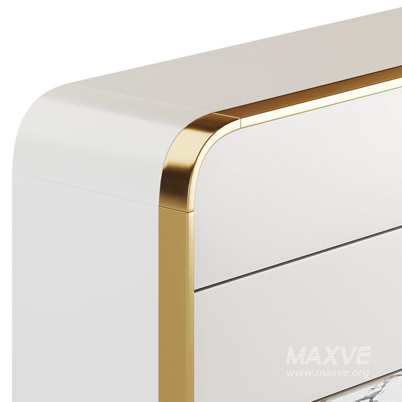 Modern Off White Sideboard - Image 4