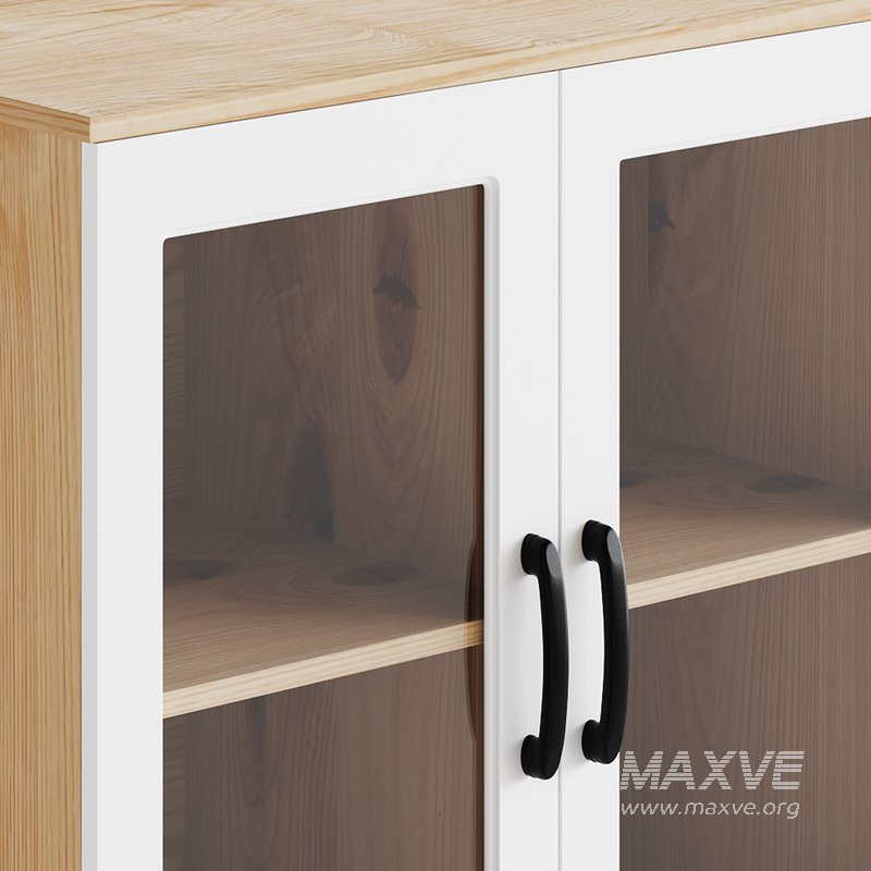 Modern Wood Buffet Cabinet - Image 4