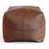 Vintage Leather Pouf - Thumbnail 6